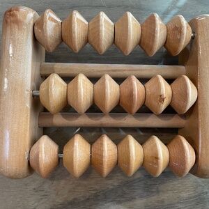 New Solid Wood Rolling Foot Massager